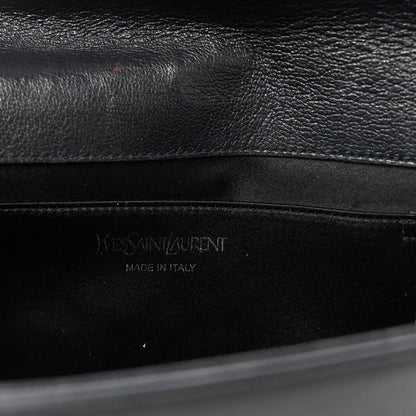 Saint Laurent Calfskin Monogram Large Belle De Jour Clutch Black 6 of 6
