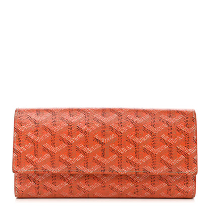 Goyard Goyardine Varenne Long Wallet Orange 1 of 13