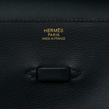 Hermes Evercolor Pliplat Clutch Bleu De Prusse 8 of 8