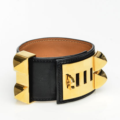 Hermes Box Collier De Chien CDC Bracelet S Black 3 of 6