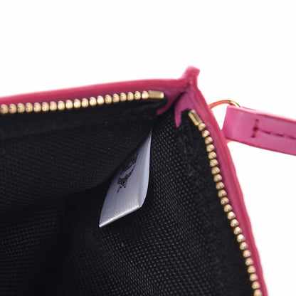 MCM Visetos Kira North South Shopper Tote Pink 9 of 9