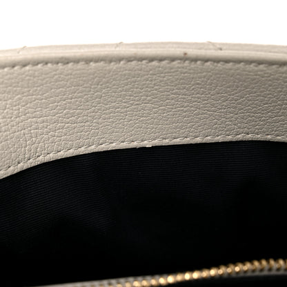 Saint Laurent Sheepskin Matelasse Chevron Monogram Medium College Bag Crema Soft 13 of 22