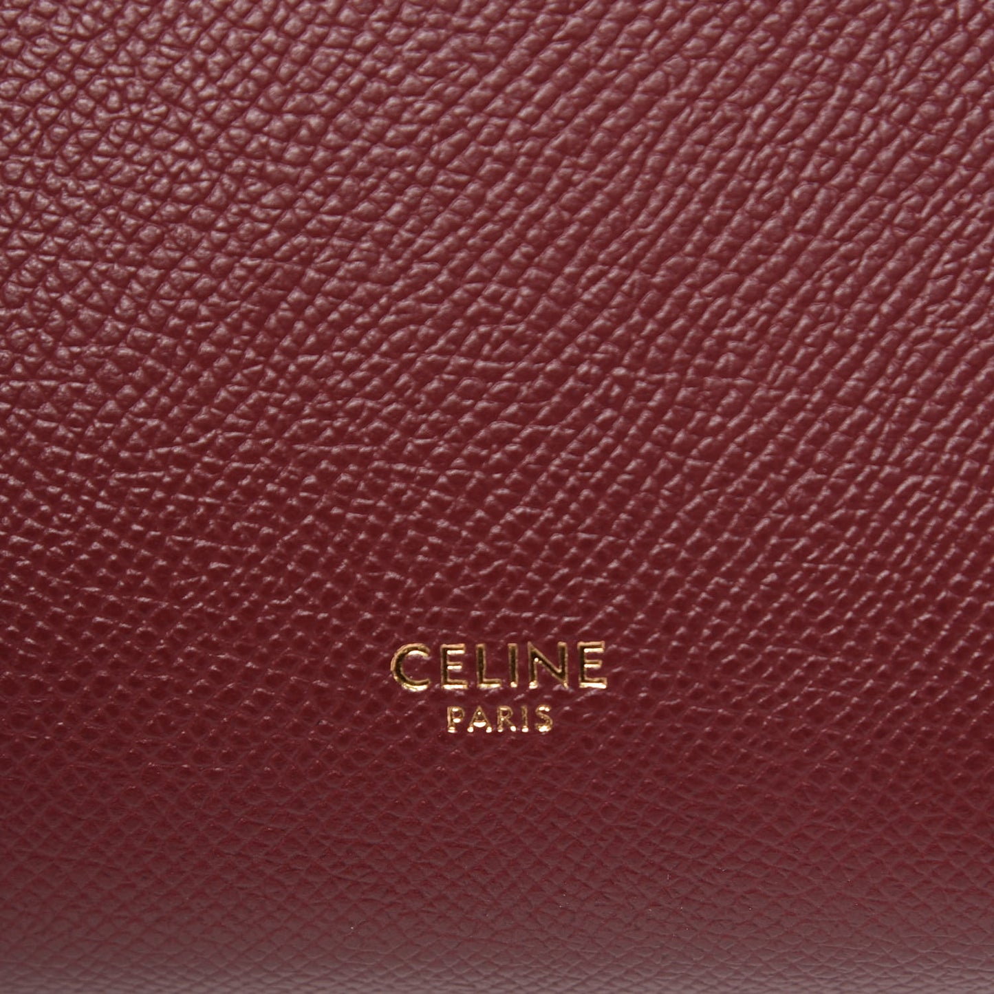 Grained Calfskin Nano Belt Bag Light Burgundy