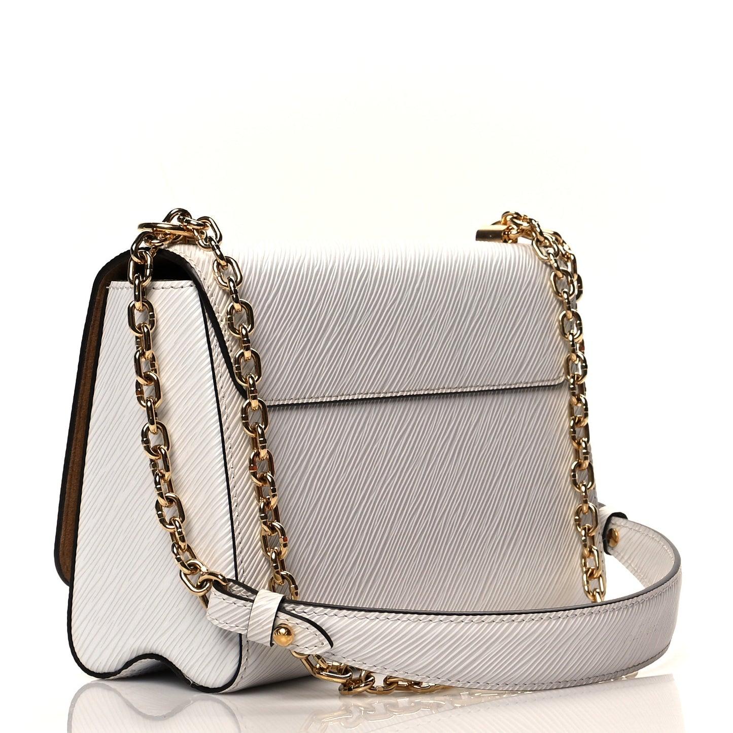 Epi Twist Shoulder Bag MM White