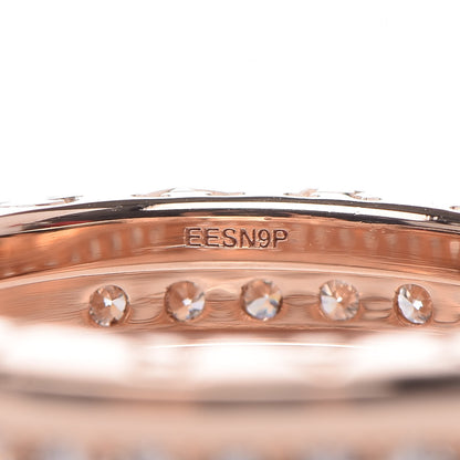 Bulgari 18K Rose Gold Diamond B.Zero1 One-Band Pave Ring 46 3.75 4 of 7