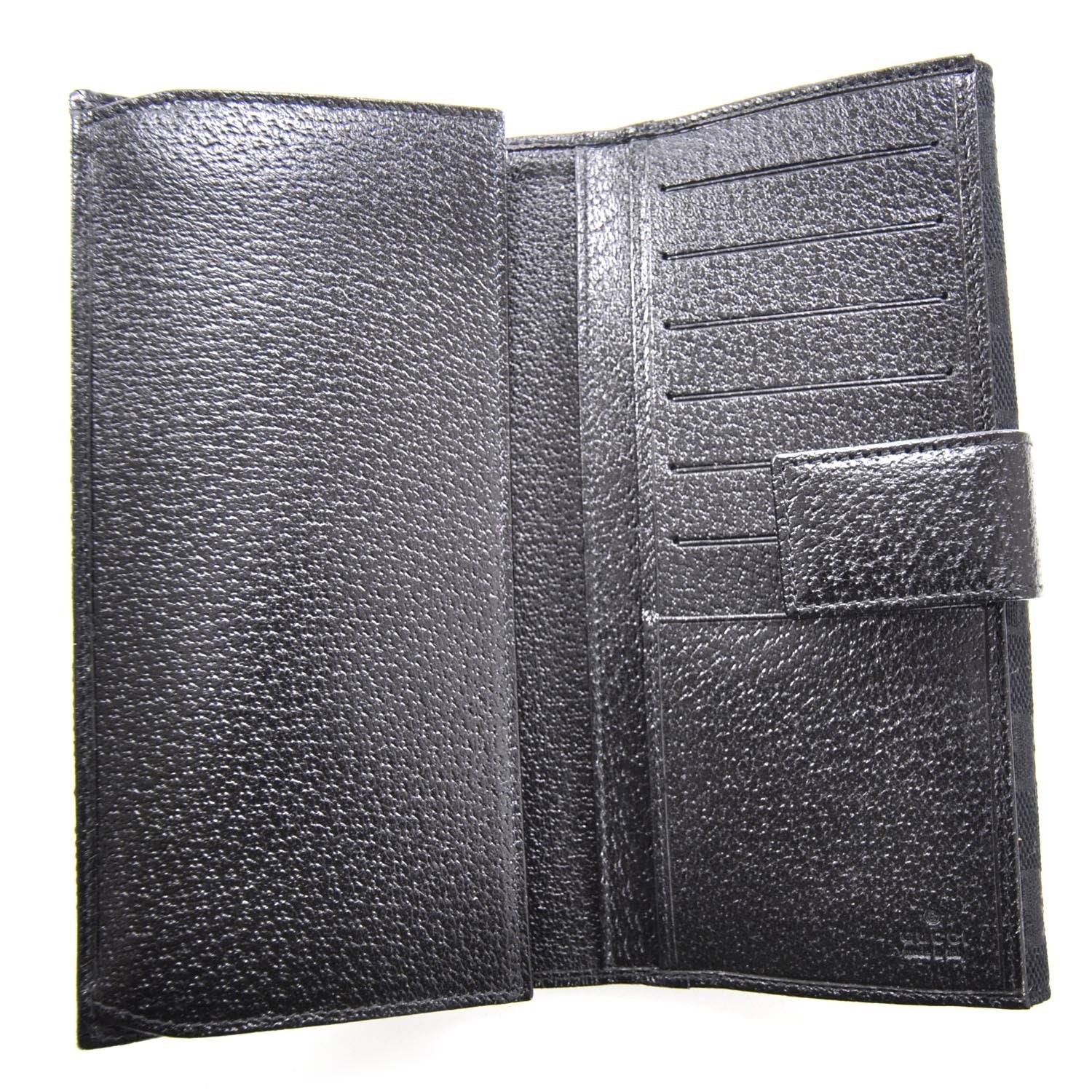 Gucci Monogram Eclipse Continental Wallet Black 5 of 8
