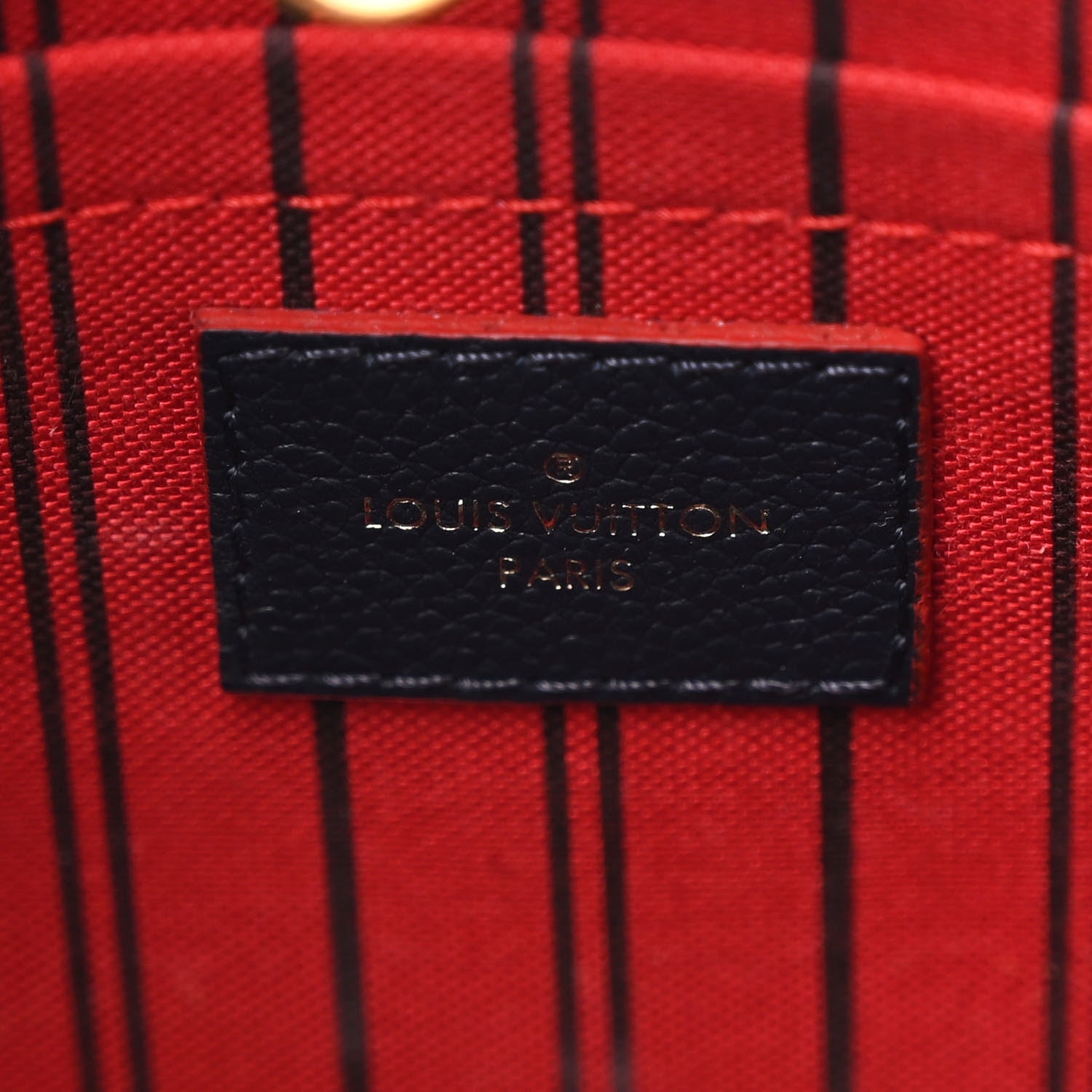 Louis Vuitton Empreinte Montaigne GM Marine Rouge 7 of 12