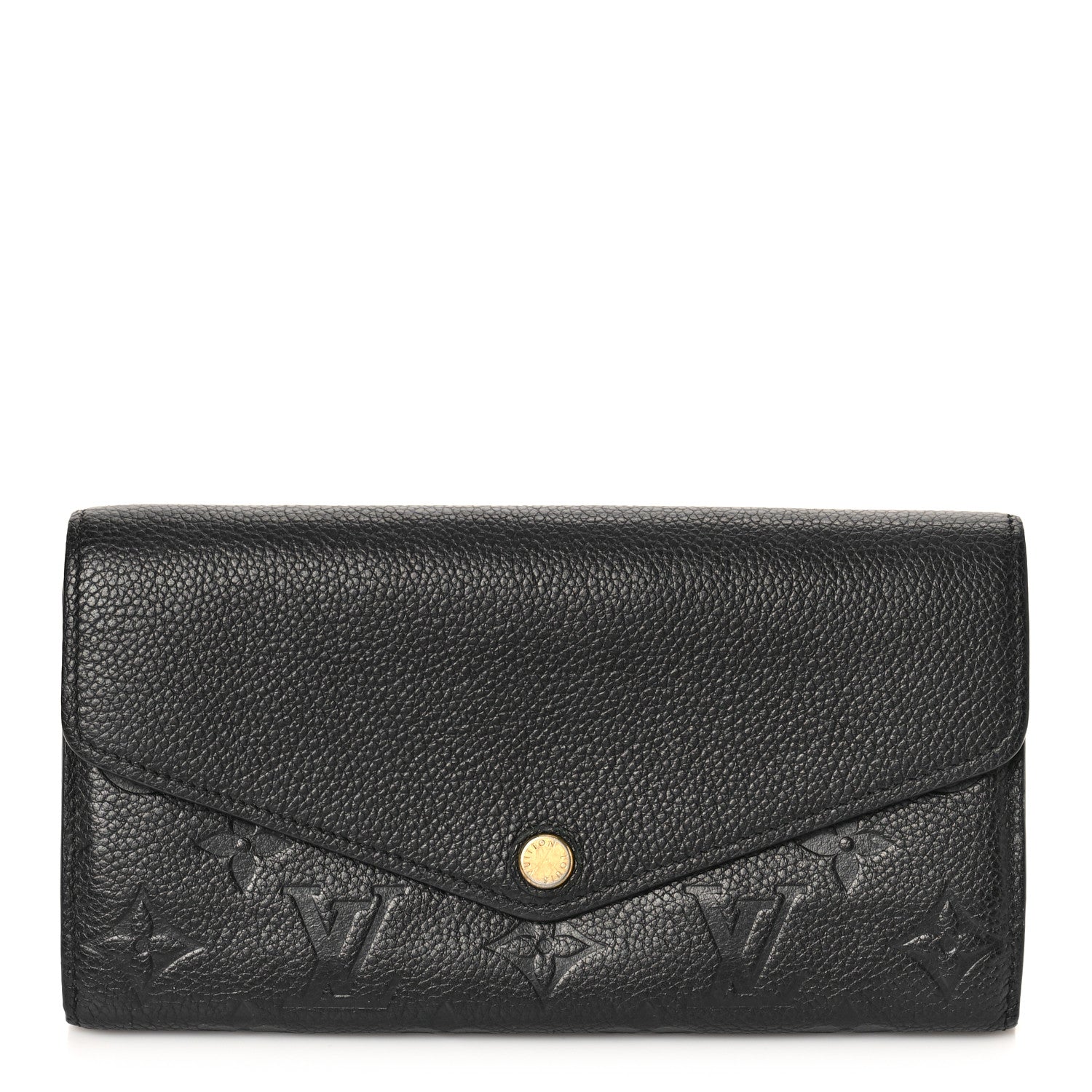 Louis Vuitton Empreinte Sarah Wallet NM Black 1 of 8