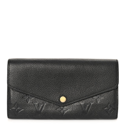 Louis Vuitton Empreinte Sarah Wallet NM Black 1 of 8