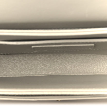 Saint Laurent Ostrich Small Solferino Satchel Crema Soft 5 of 11