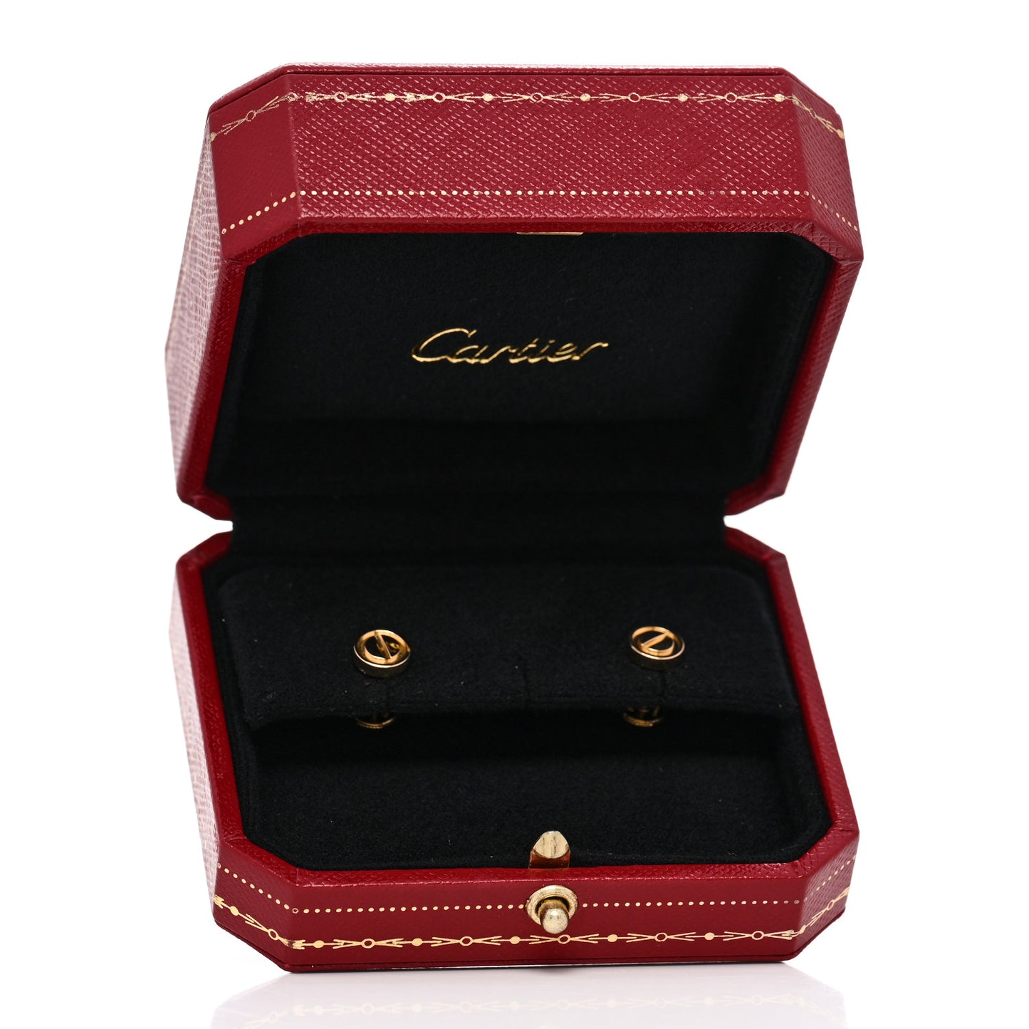 18K Yellow Gold LOVE Earrings
