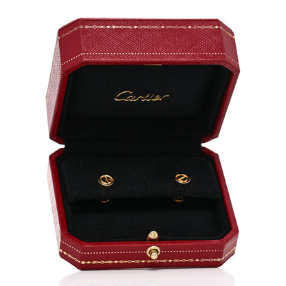 Cartier 18K Yellow Gold LOVE Earrings 5 of 5