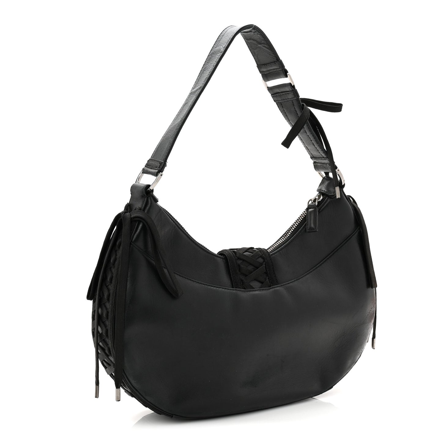Calfskin Admit It Hobo Black