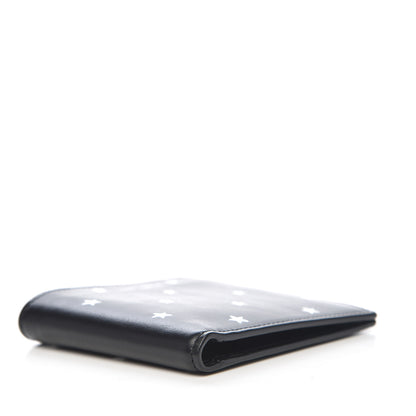Saint Laurent Calfskin Star Print East West Wallet Black 4 of 7