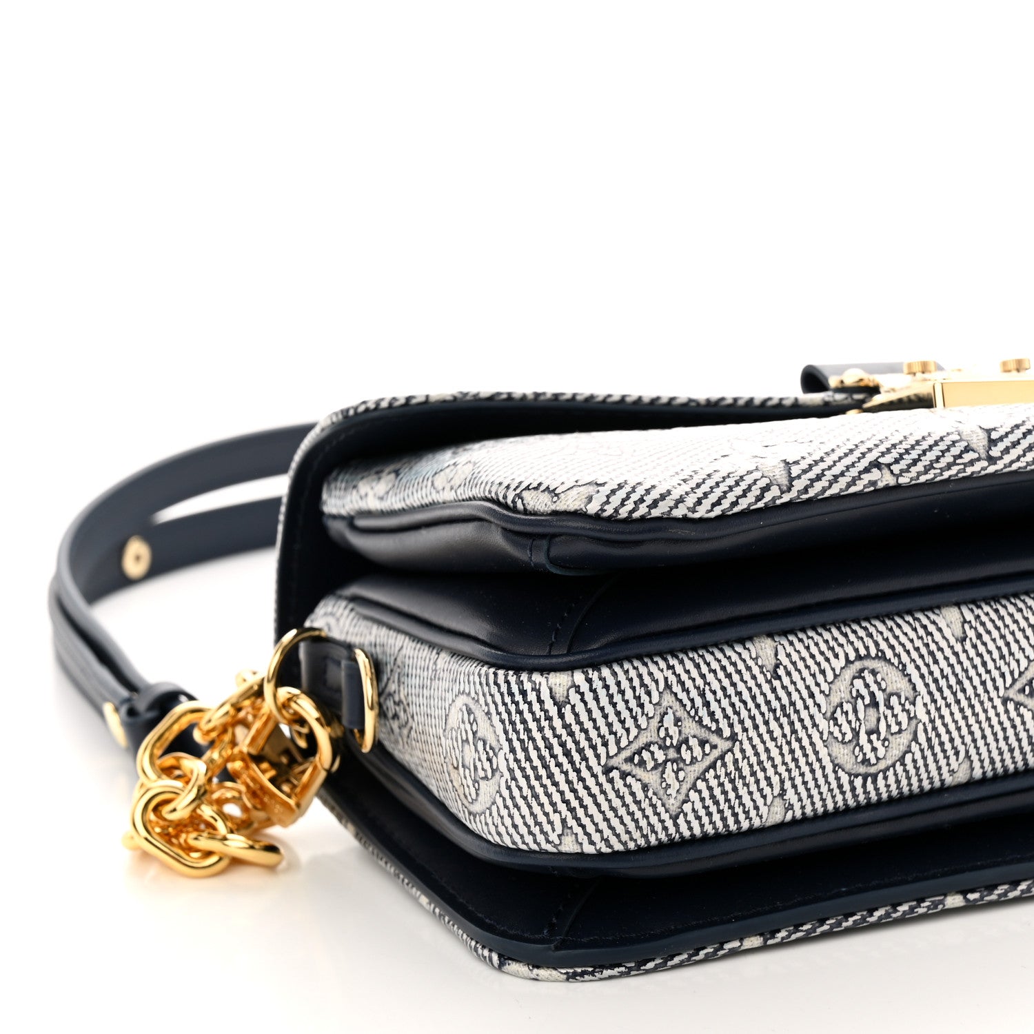 Louis Vuitton Monoglam Pochette Metis East West Blue 8 of 10