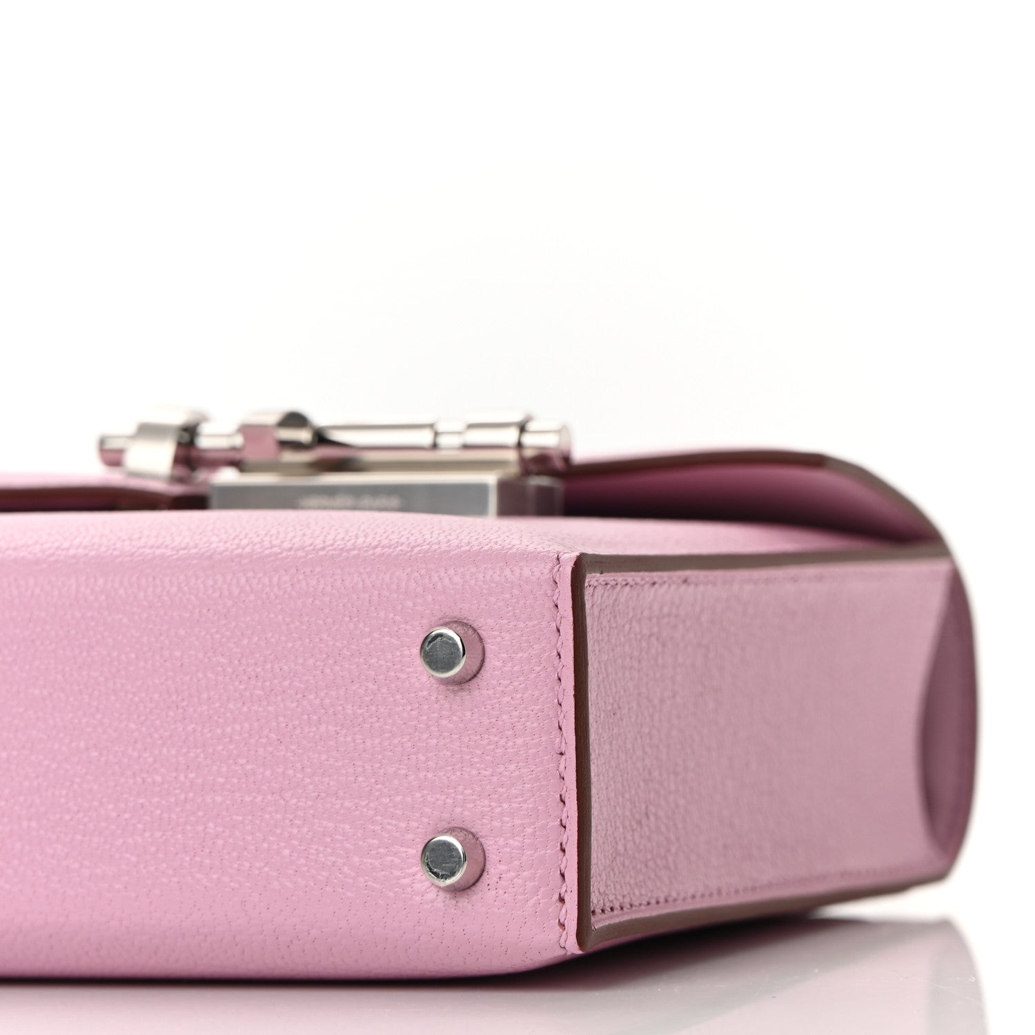 Hermes Chevre Chamkila Mini Verrou Chaine Bag Mauve Sylvestre 10 of 11