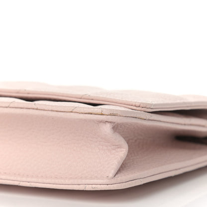 Chanel Caviar Quilted Wallet On Chain WOC Light Pink 9 of 10