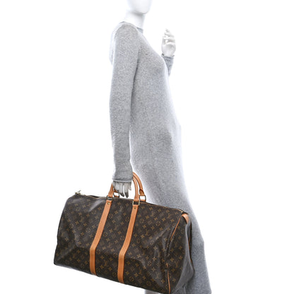 Louis Vuitton Monogram Keepall 55 2 of 10
