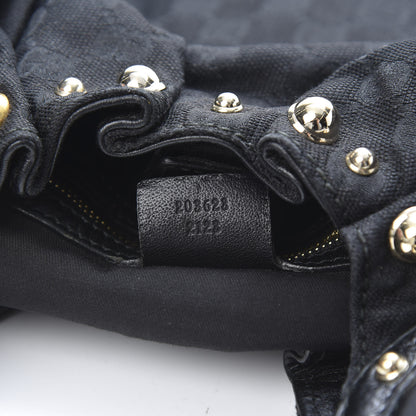 Gucci Monogram Studded Pelham Tote Black 7 of 13