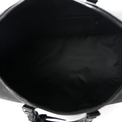 Louis Vuitton Taurillon Monogram Keepall Bandouliere 50 Black 4 of 9
