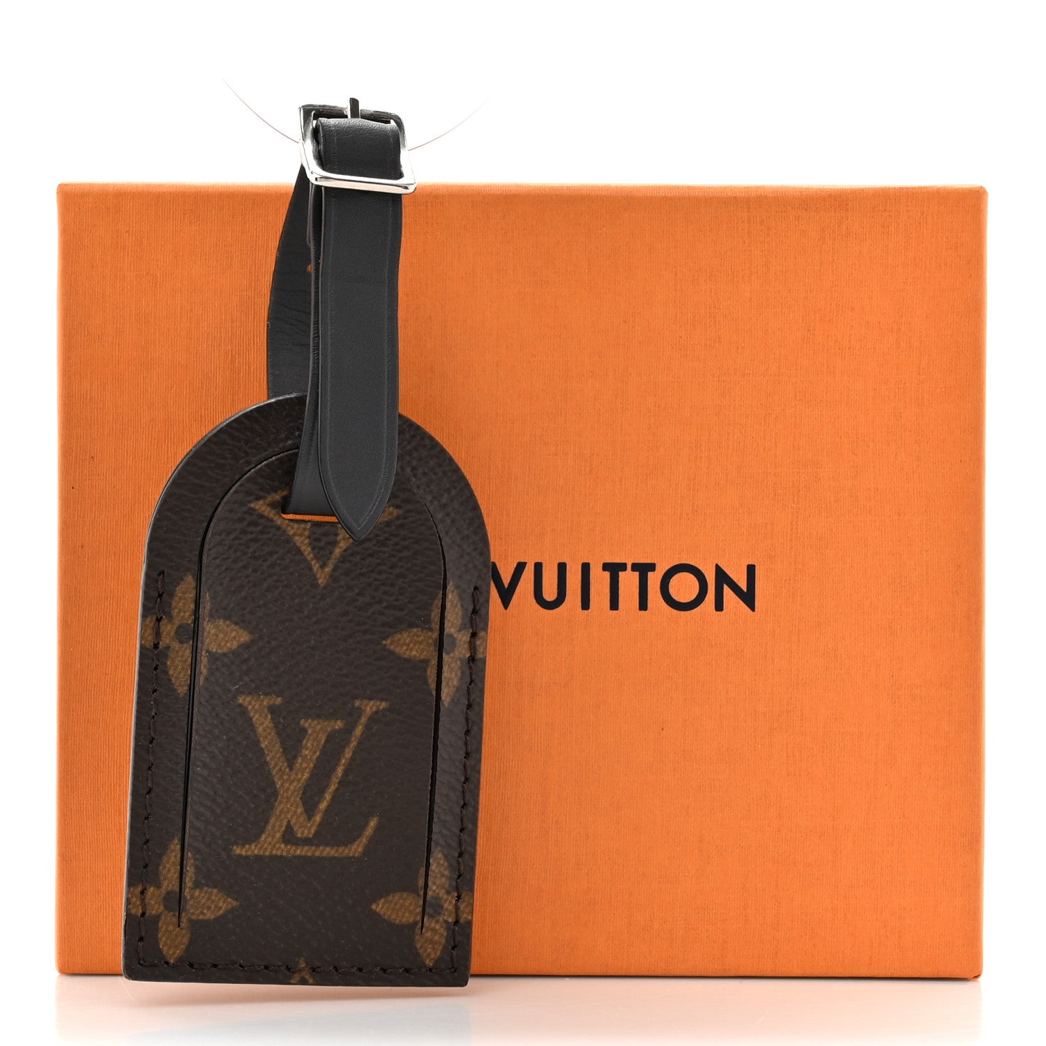Louis Vuitton Monogram Luggage Tag Black 3 of 3
