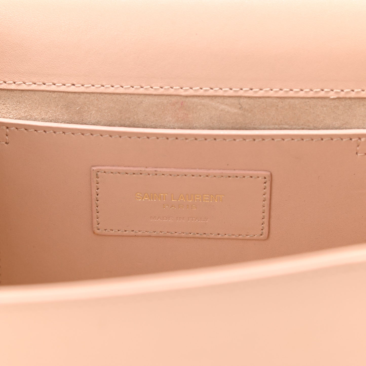 Smooth Calfskin Medium Classic Monogram Kate Tassel Satchel Pink