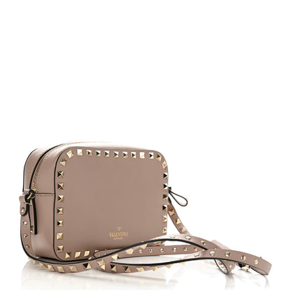 Valentino Garavani Calfskin Rockstud Camera Crossbody Bag Poudre 2 of 9