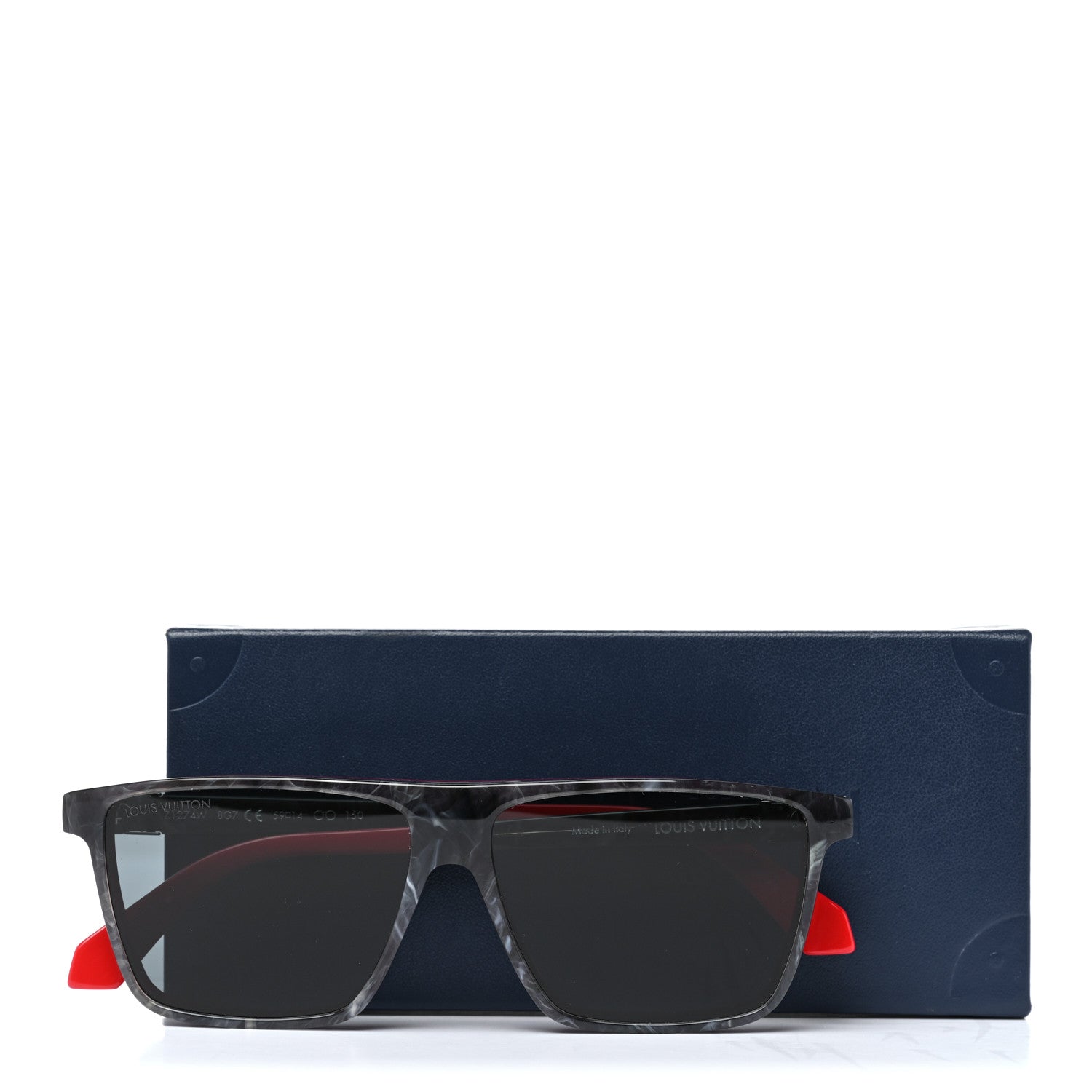 Louis Vuitton Portland Square Sunglasses Z1274W Red 8 of 8