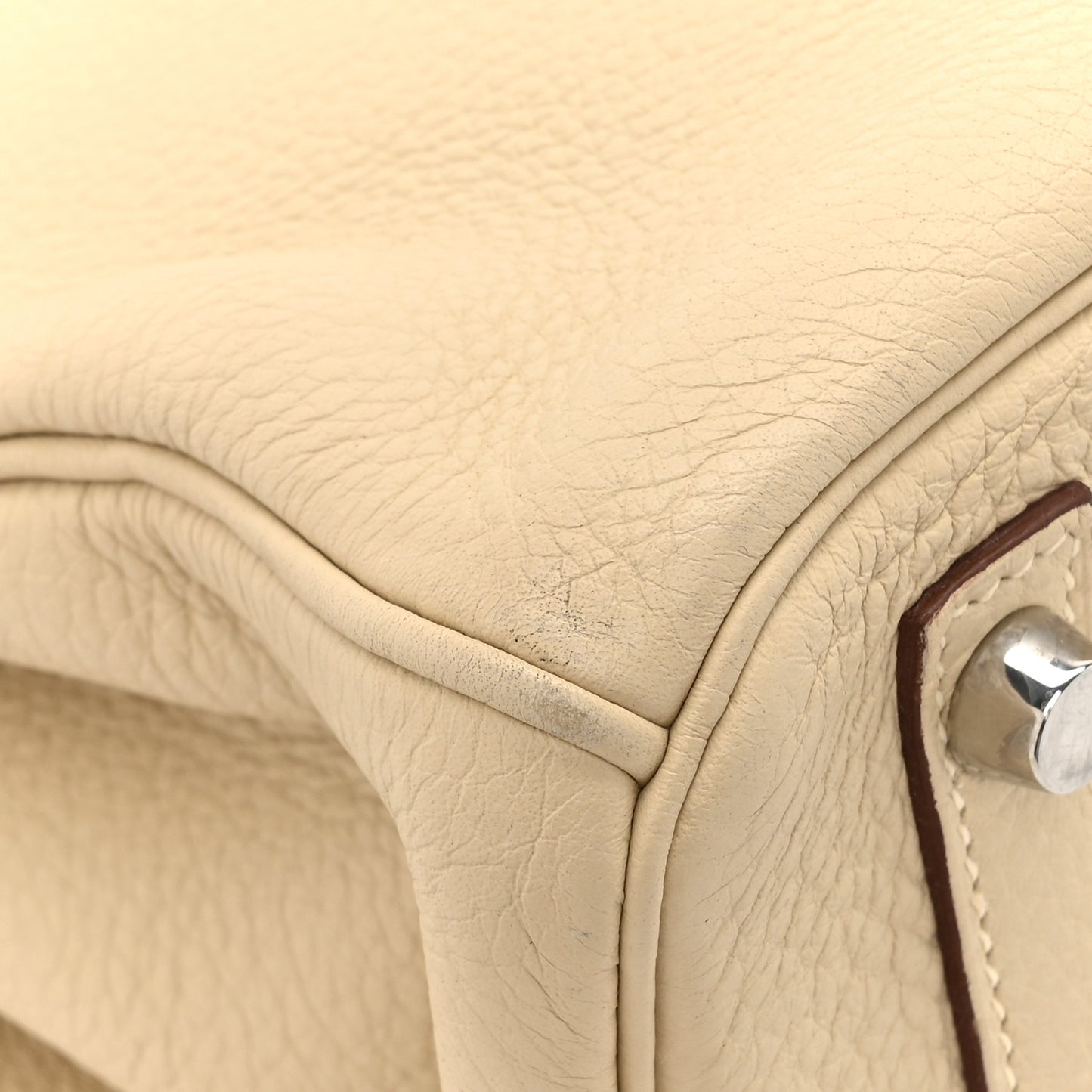 Taurillon Clemence Birkin 30 Parchemin