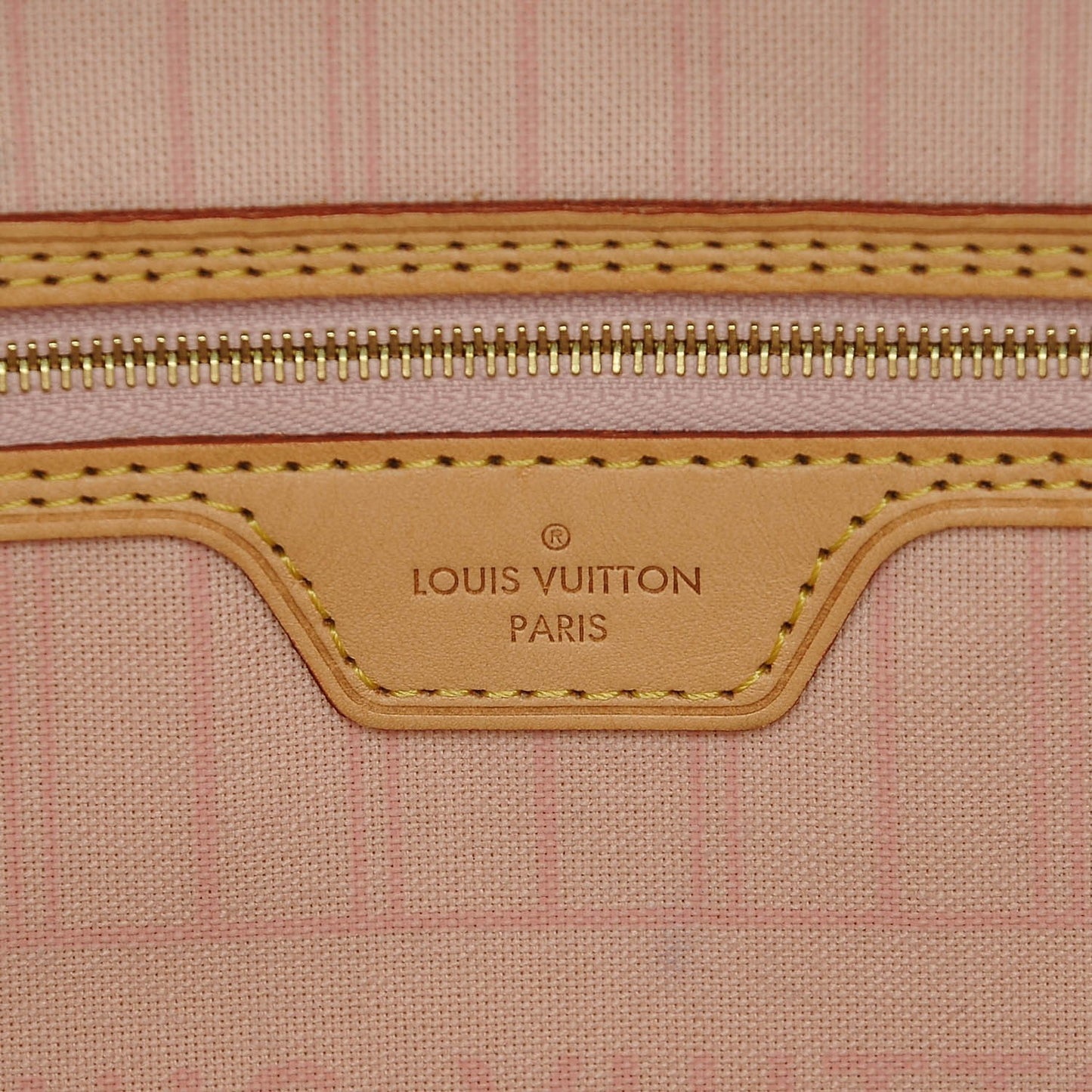 Damier Azur Neo Neverfull MM Rose Ballerine