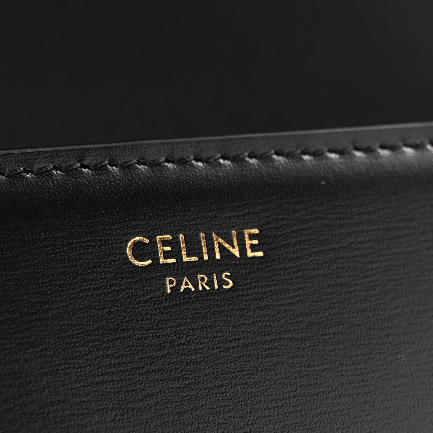 Shiny Calfskin Teen Triomphe Black