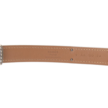Hermes Epsom Kelly Belt Etoupe 3 of 5