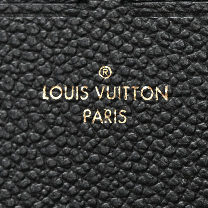 Louis Vuitton Calfskin Felicie Chain Wallet Card Holder Insert Black 6 of 6