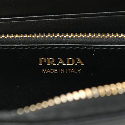 Prada Vitello Move Half Zip Wallet Black 6 of 11