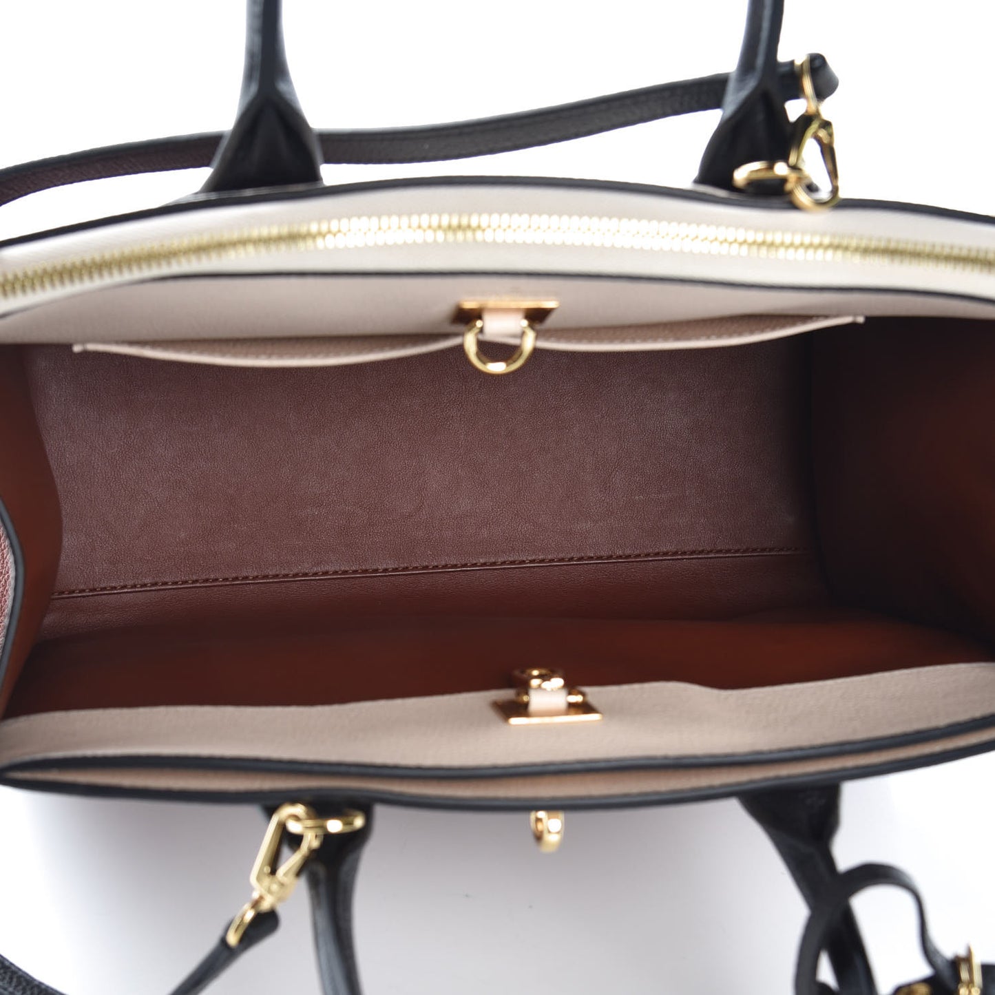 Calfskin City Steamer MM Caramel Creme Black