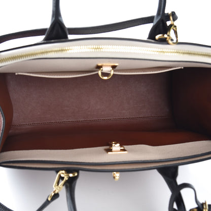 Louis Vuitton Calfskin City Steamer MM Caramel Creme Black 5 of 7