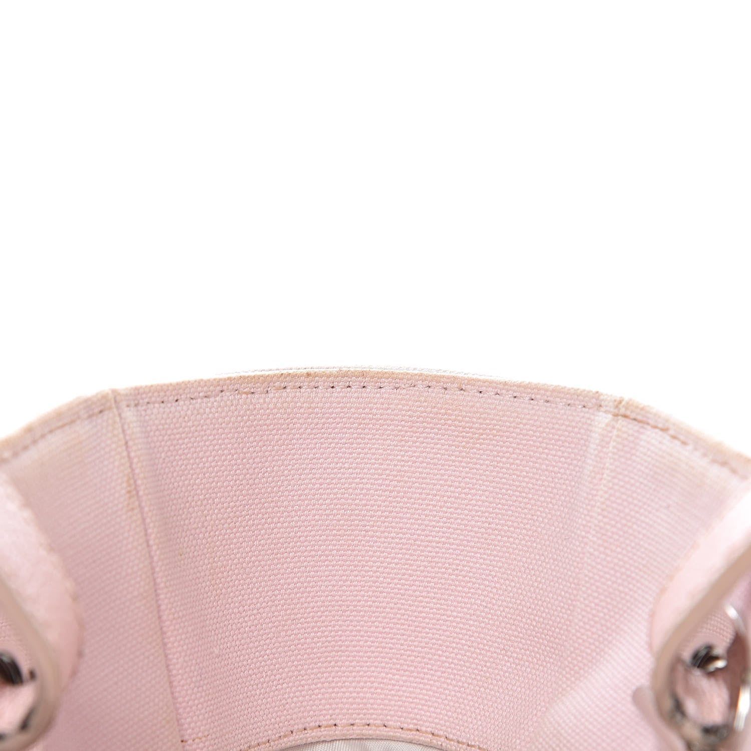Chanel Coated Canvas Quilted Small Paris Biarritz Tote Pink 10 of 25