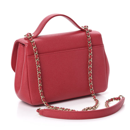 Chanel Caviar Quilted Small Business Affinity Flap Red 3 of 11