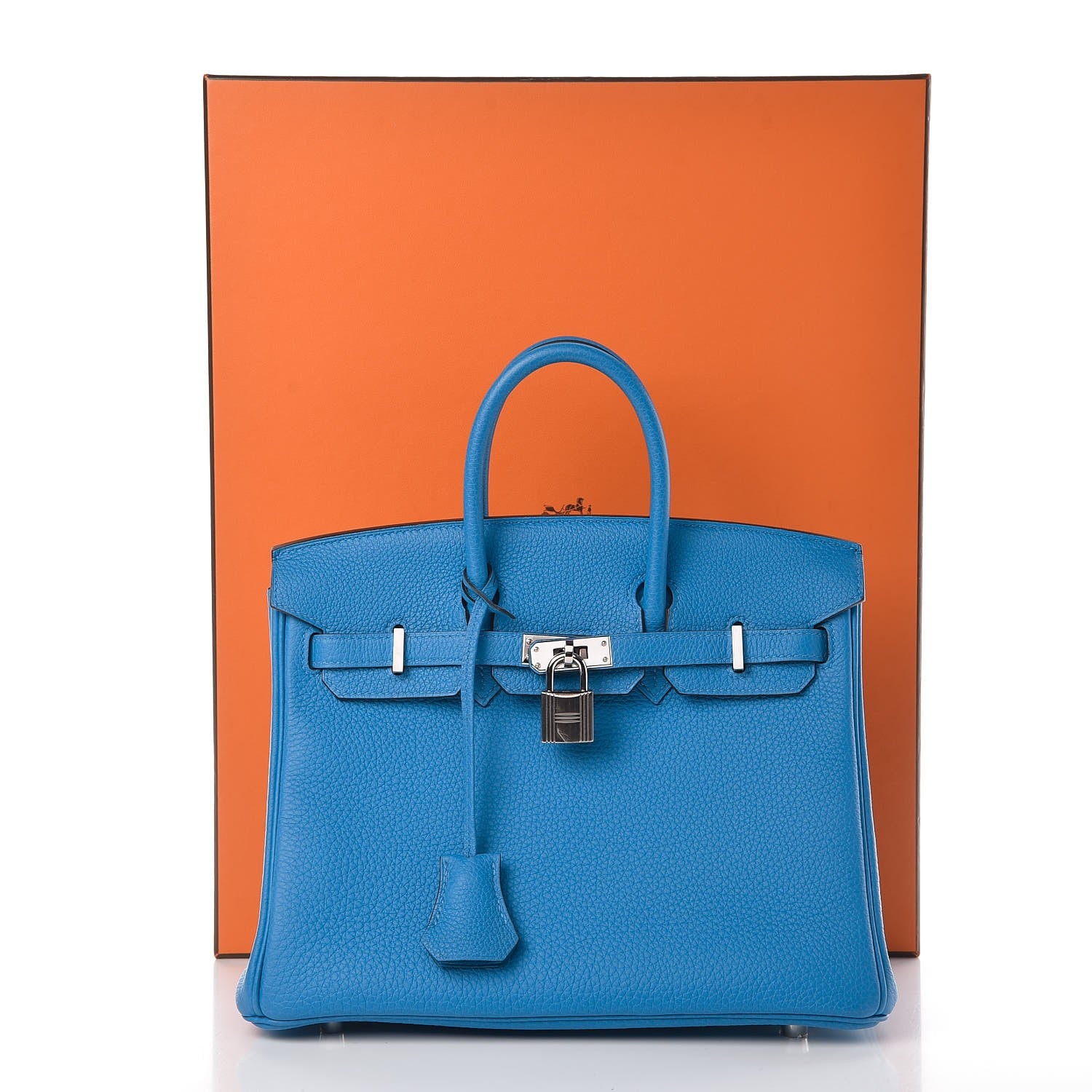 Hermes Togo Birkin 25 Bleu Zanzibar 8 of 8