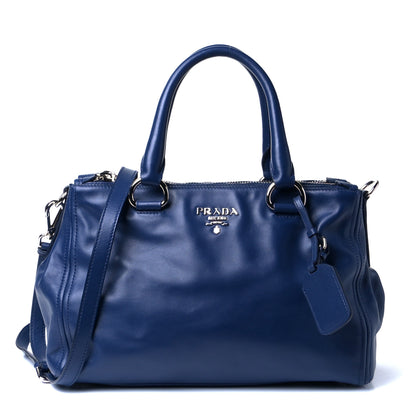 Prada Soft Calf Tote Bluette 1 of 4