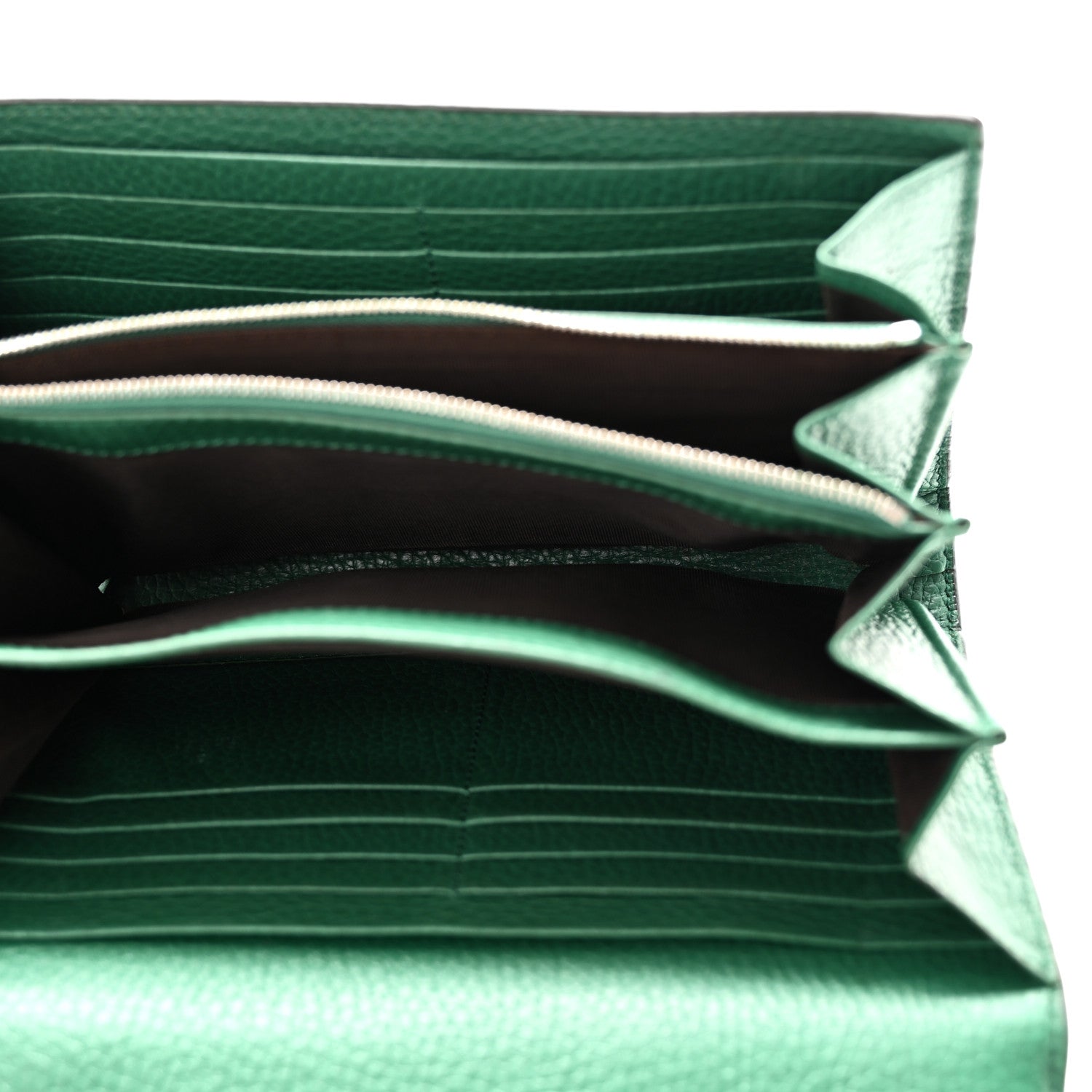 Gucci Calfskin Mini Dionysus Chain Wallet Emerald 5 of 10