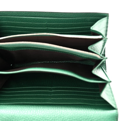 Gucci Calfskin Mini Dionysus Chain Wallet Emerald 5 of 10