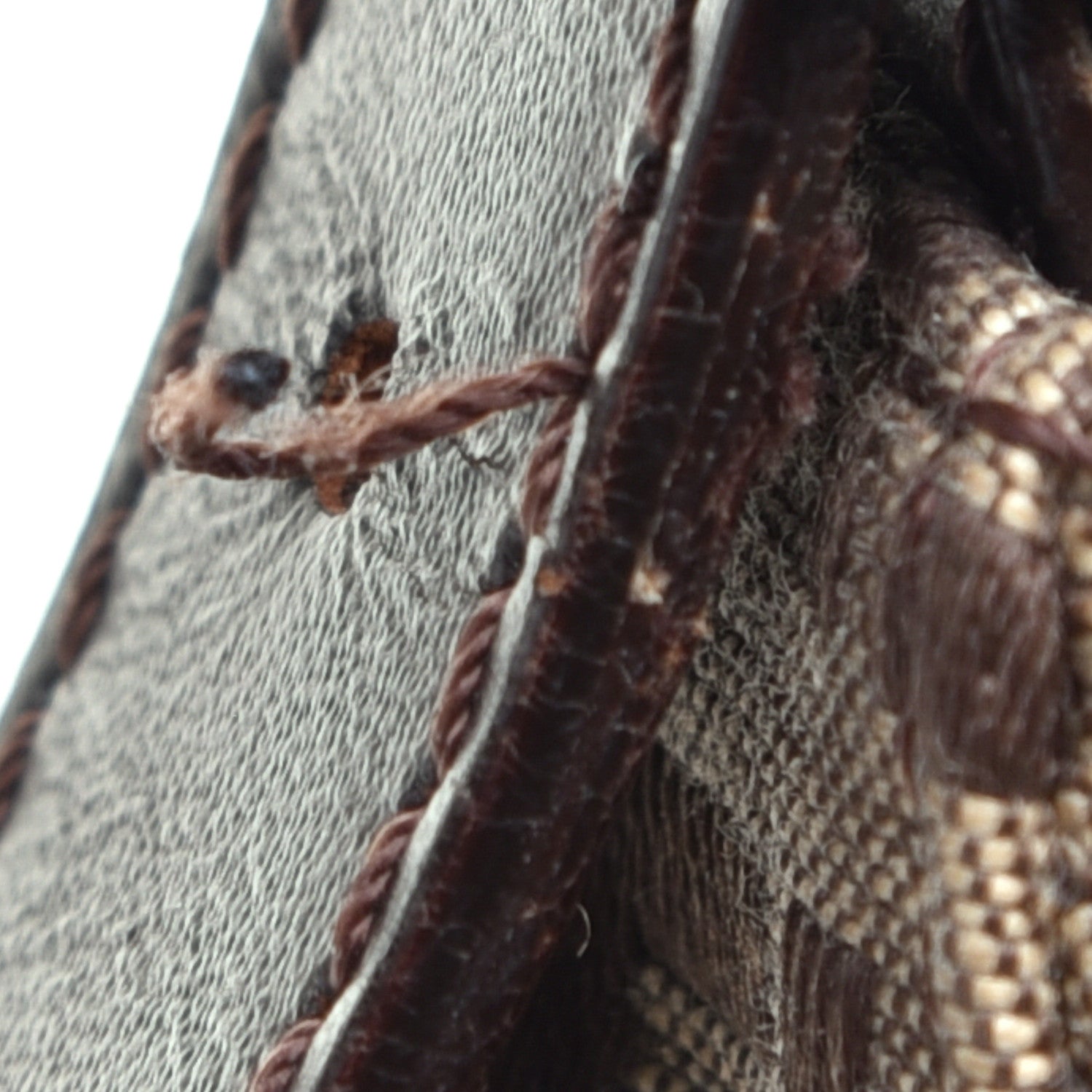 Fendi Zucchino Mama Baguette Dark Brown 10 of 11