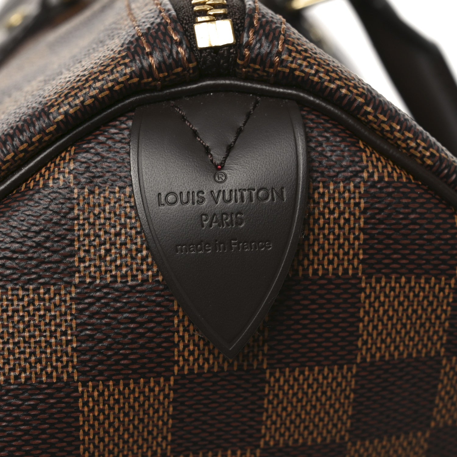 Louis Vuitton Damier Ebene Speedy 35 6 of 9