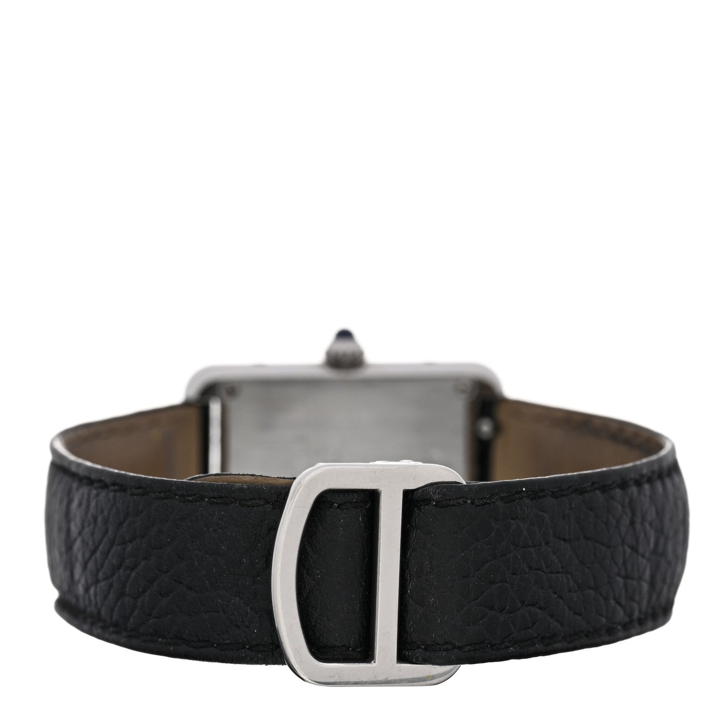 Stainless Steel Calfskin 24mm Tank Solo Quartz Watch