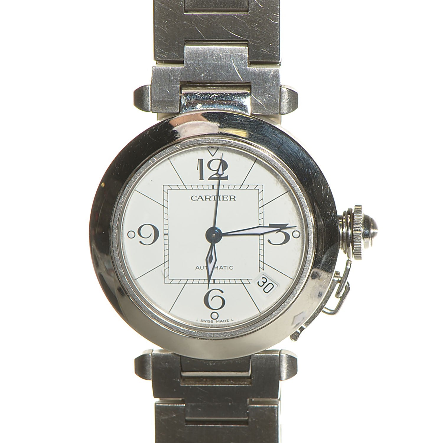 Cartier Stainless Steel 35mm Pasha C Automatic Watch 11 of 20