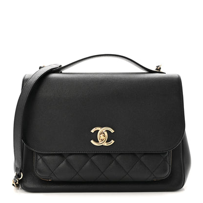 Chanel Caviar Quilted Large Business Affinity Flap Black 1 of 10