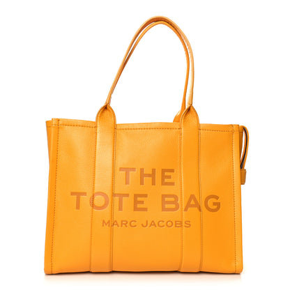 Marc Jacobs Grained Calfskin Large The Tote Bag Artisan Gold 1 of 10