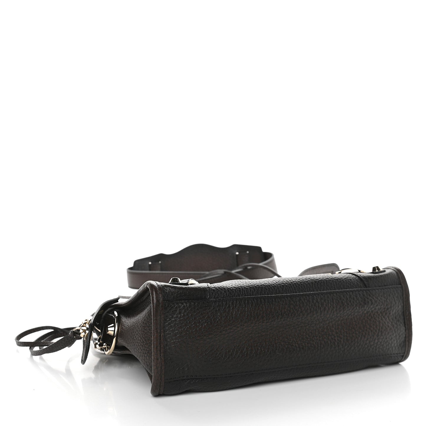 Vibrato Calfskin Classic Silver Hardware Mini City Marron