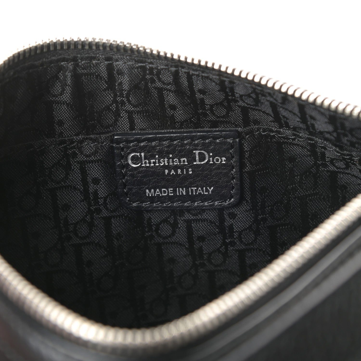 Christian Dior Calfskin Shoulder Bag Black 6 of 9